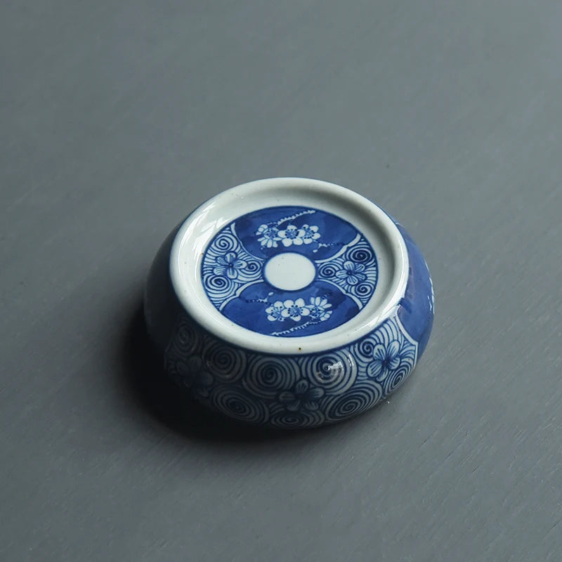 the beginning of the hand-painted cover buy antique bound branch lotus lines cover bracket tea tea cup mat spare parts