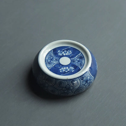 the beginning of the hand-painted cover buy antique bound branch lotus lines cover bracket tea tea cup mat spare parts