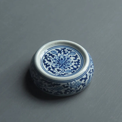 the beginning of the hand-painted cover buy antique bound branch lotus lines cover bracket tea tea cup mat spare parts