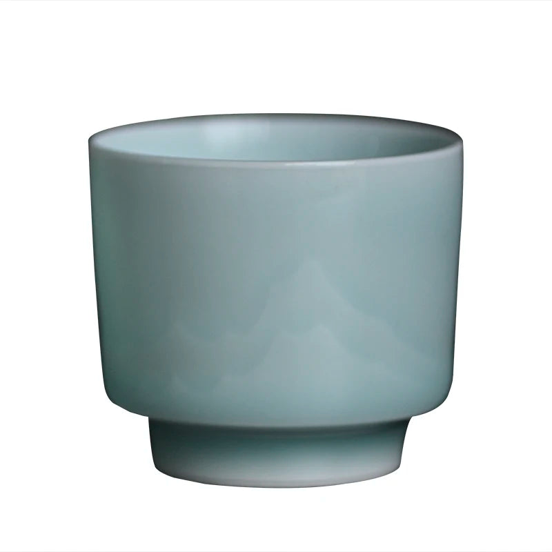the film beans green glaze all hand carved mountains fragrance-smelling cup masters cup delicate teacups sample tea cup