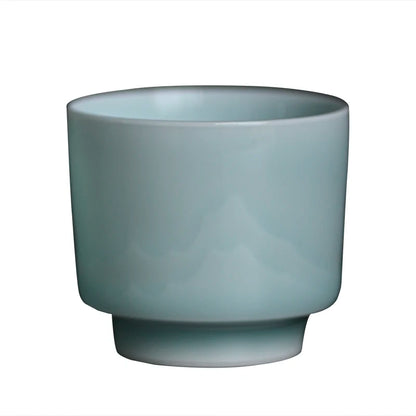 the film beans green glaze all hand carved mountains fragrance-smelling cup masters cup delicate teacups sample tea cup