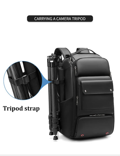 travel Professional SLR camera backpack With tripod bracket Detachable into a Anti-theft 40L travel 17 inch  Laptop Backpack