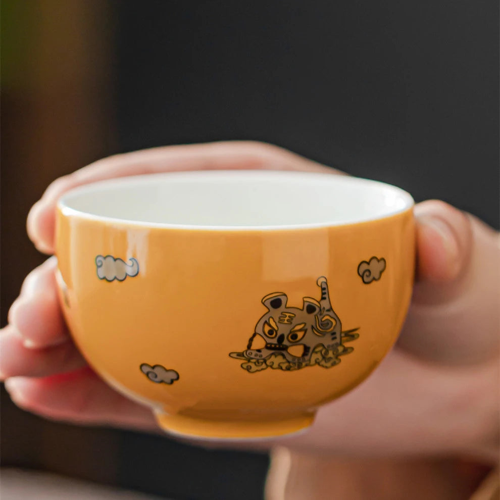 travel tea set glass tea pot with lid porcelain cup portable bag towel easy to carry ceramic kungfu teasets on big sales China