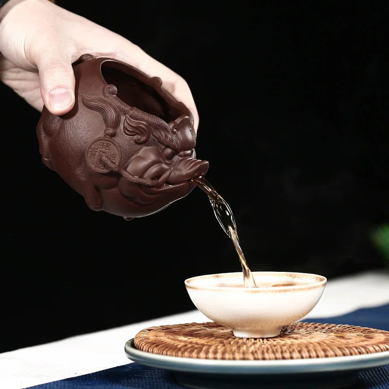 undressed ore purple sand cup points device and a cup of water and a cup of milk tea cup kung fu tea tea accessories