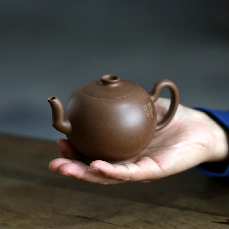undressed ore recommended old han GongChun purple clay 280 ml of pure handmade ceramic tea-pot note in the spring