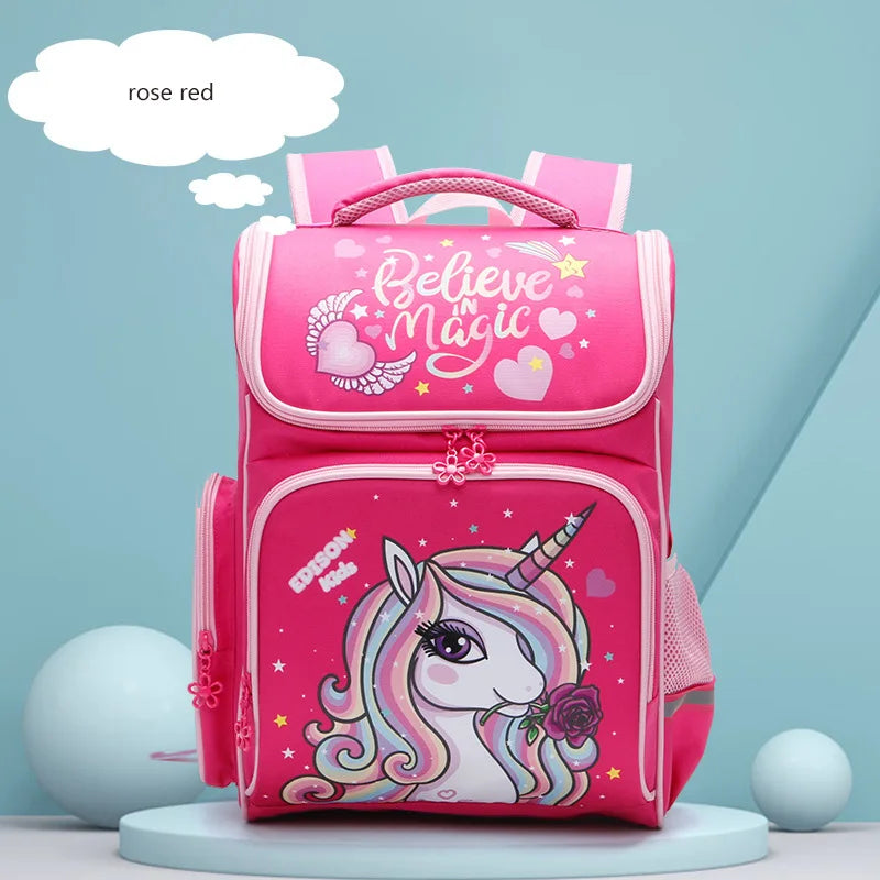 unicorn school backpack for Children cute anime Backpack Kids School Bags for teenage girls Schoolbag mochila escolar infantil