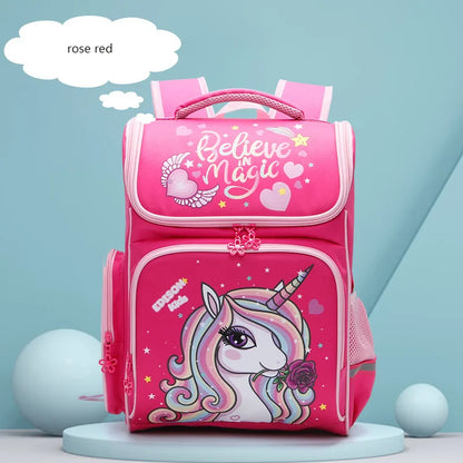 unicorn school backpack for Children cute anime Backpack Kids School Bags for teenage girls Schoolbag mochila escolar infantil