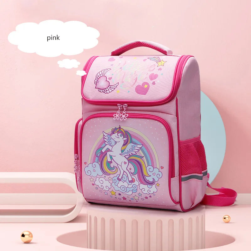 unicorn school backpack for Children cute anime Backpack Kids School Bags for teenage girls Schoolbag mochila escolar infantil