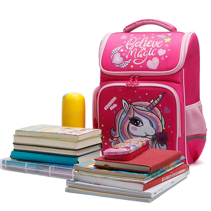 unicorn school backpack for Children cute anime Backpack Kids School Bags for teenage girls Schoolbag mochila escolar infantil