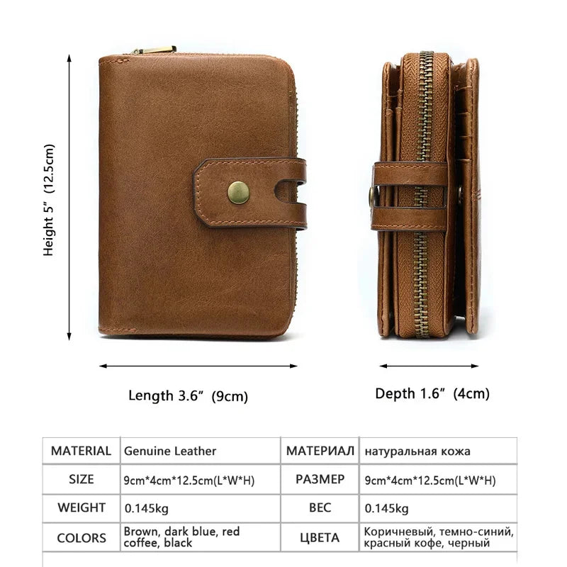 wallet genuine leather for men name engraving credit card holdercoin purse men's clutch bag couple design 856
