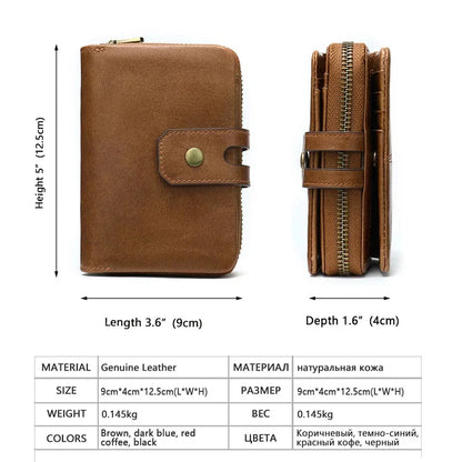 wallet genuine leather for men name engraving credit card holdercoin purse men's clutch bag couple design 856