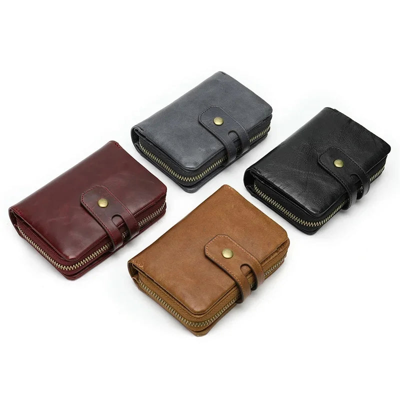 wallet genuine leather for men name engraving credit card holdercoin purse men's clutch bag couple design 856