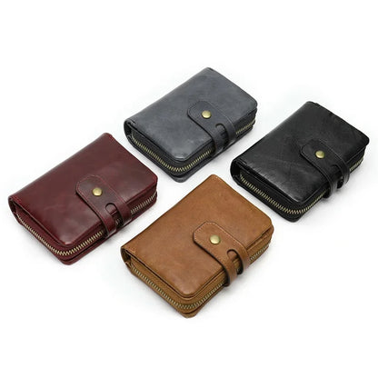 wallet genuine leather for men name engraving credit card holdercoin purse men's clutch bag couple design 856