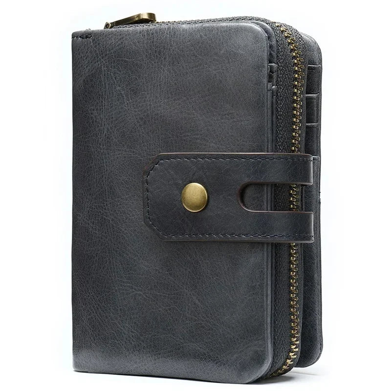 wallet genuine leather for men name engraving credit card holdercoin purse men's clutch bag couple design 856