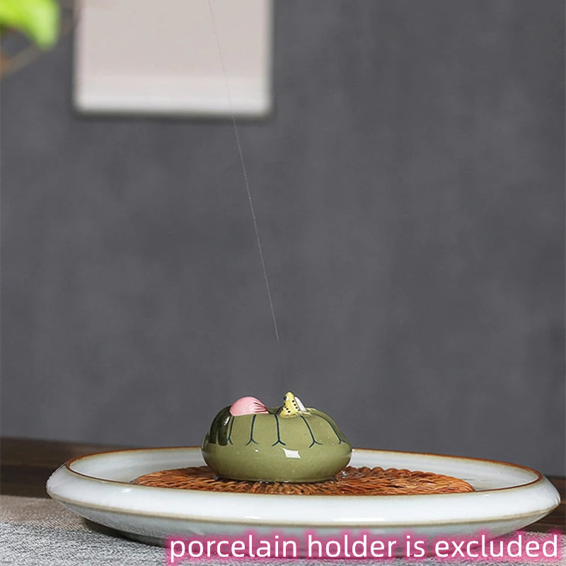water spray tea pet yixing zisha purple clay frog statue on lotus leaf holder for lid of tea pot gaiwan ornament on sales