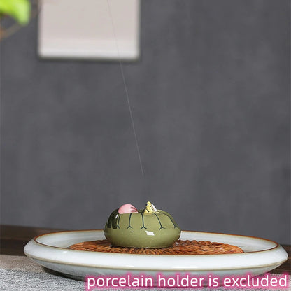 water spray tea pet yixing zisha purple clay frog statue on lotus leaf holder for lid of tea pot gaiwan ornament on sales