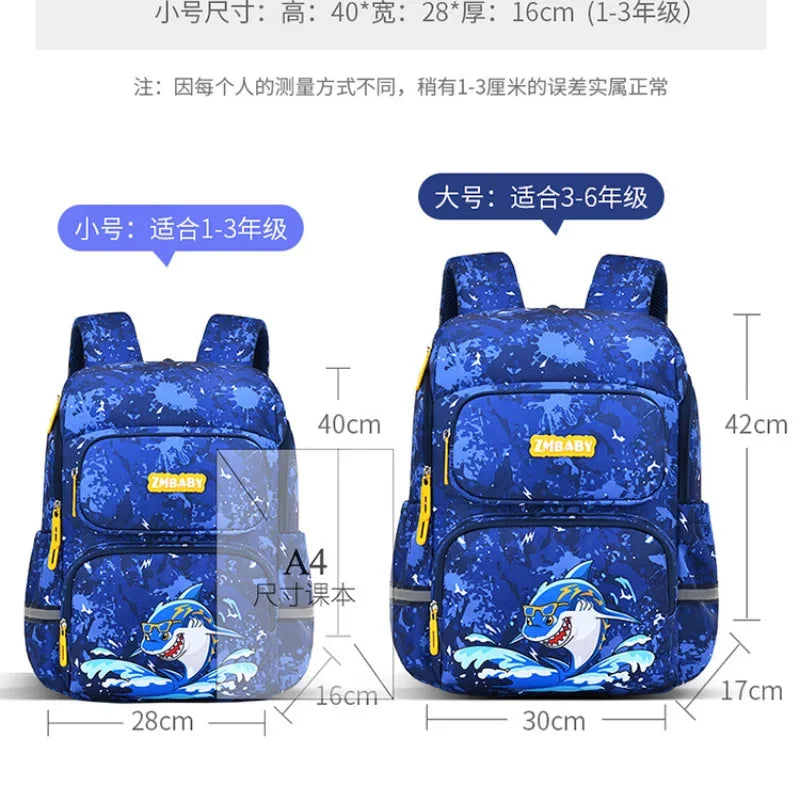 waterproof Children Bags For Girls boys cartoon School Backpacks Kids Orthopedic schoolbag book bag Mochilas Escolar