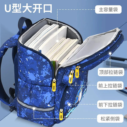 waterproof Children Bags For Girls boys cartoon School Backpacks Kids Orthopedic schoolbag book bag Mochilas Escolar