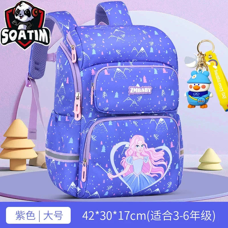 waterproof Children Bags For Girls boys cartoon School Backpacks Kids Orthopedic schoolbag book bag Mochilas Escolar