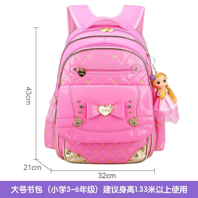waterproof Children Bags for Girls Orthopedic Kids princess Backpack schoolbag Primary School backpack mochila
