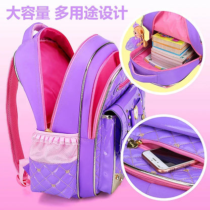 waterproof Children Bags for Girls Orthopedic Kids princess Backpack schoolbag Primary School backpack mochila