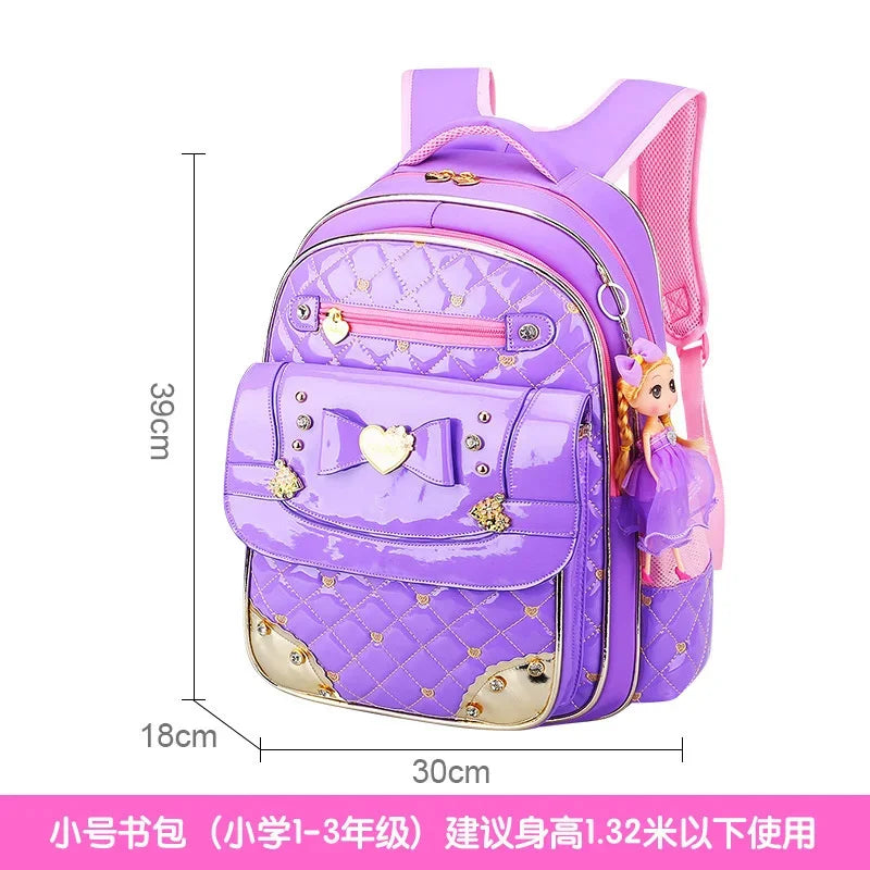 waterproof Children Bags for Girls Orthopedic Kids princess Backpack schoolbag Primary School backpack mochila