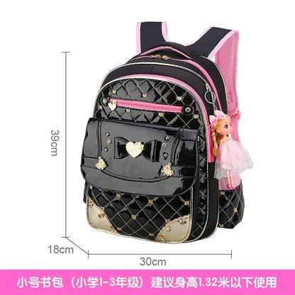 waterproof Children Bags for Girls Orthopedic Kids princess Backpack schoolbag Primary School backpack mochila