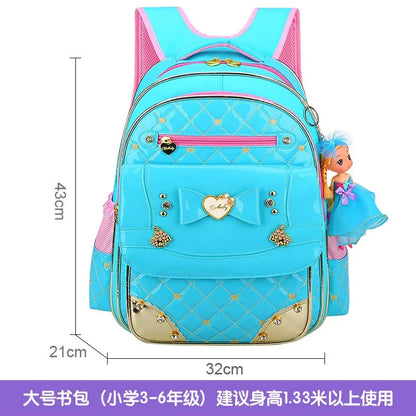 waterproof Children Bags for Girls Orthopedic Kids princess Backpack schoolbag Primary School backpack mochila