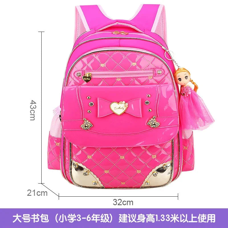 waterproof Children Bags for Girls Orthopedic Kids princess Backpack schoolbag Primary School backpack mochila
