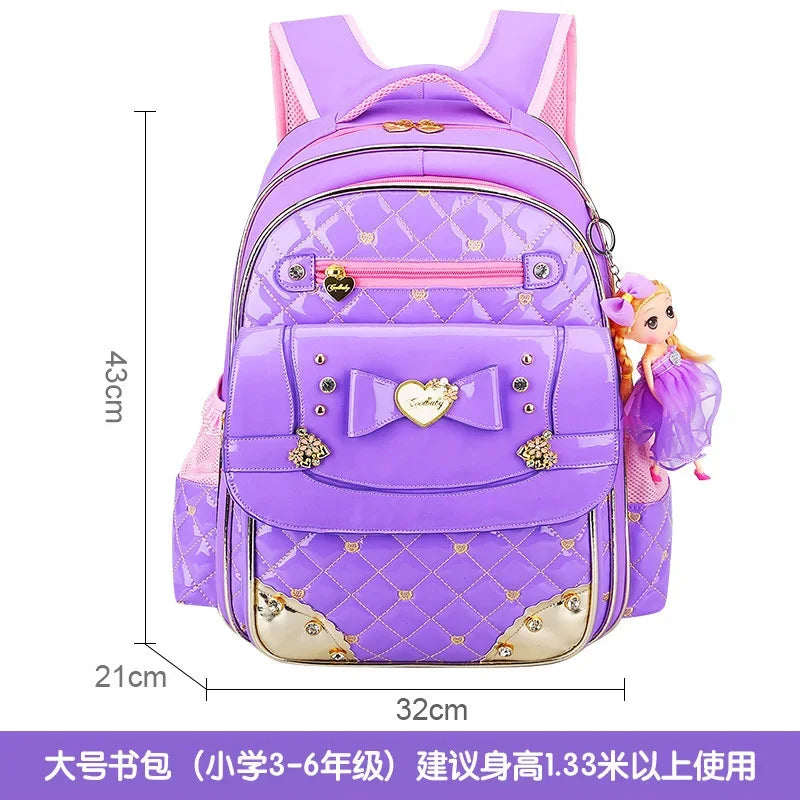 waterproof Children Bags for Girls Orthopedic Kids princess Backpack schoolbag Primary School backpack mochila