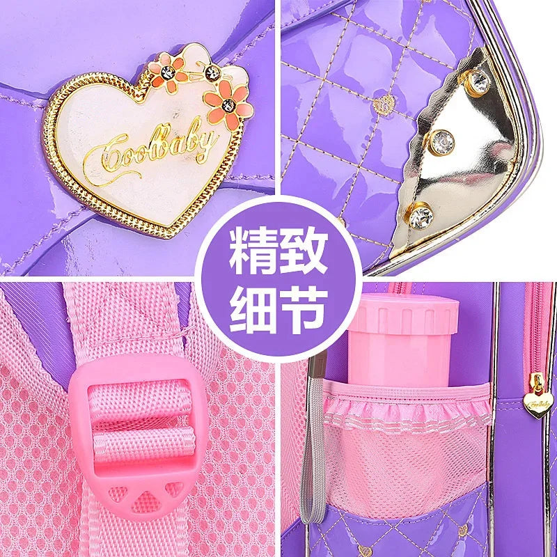 waterproof Children Bags for Girls Orthopedic Kids princess Backpack schoolbag Primary School backpack mochila