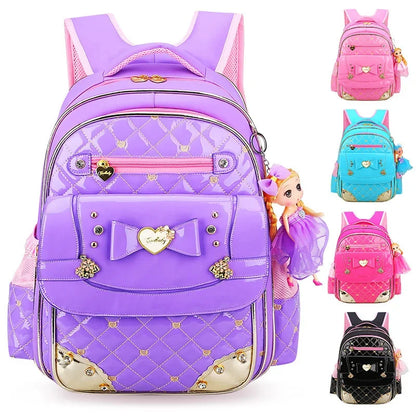 waterproof Children Bags for Girls Orthopedic Kids princess Backpack schoolbag Primary School backpack mochila