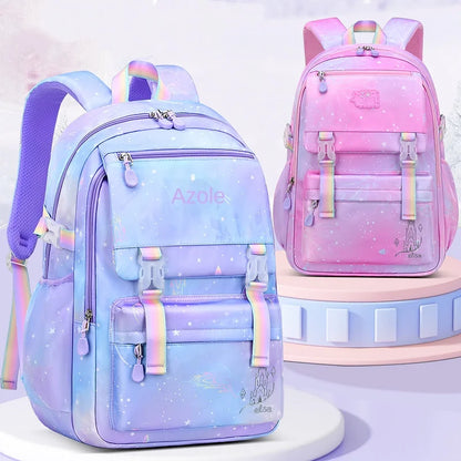 waterproof Children School Bag for Girls Primary princess school backpack Orthopedic Backpacks schoolbag kids Mochila Infantil