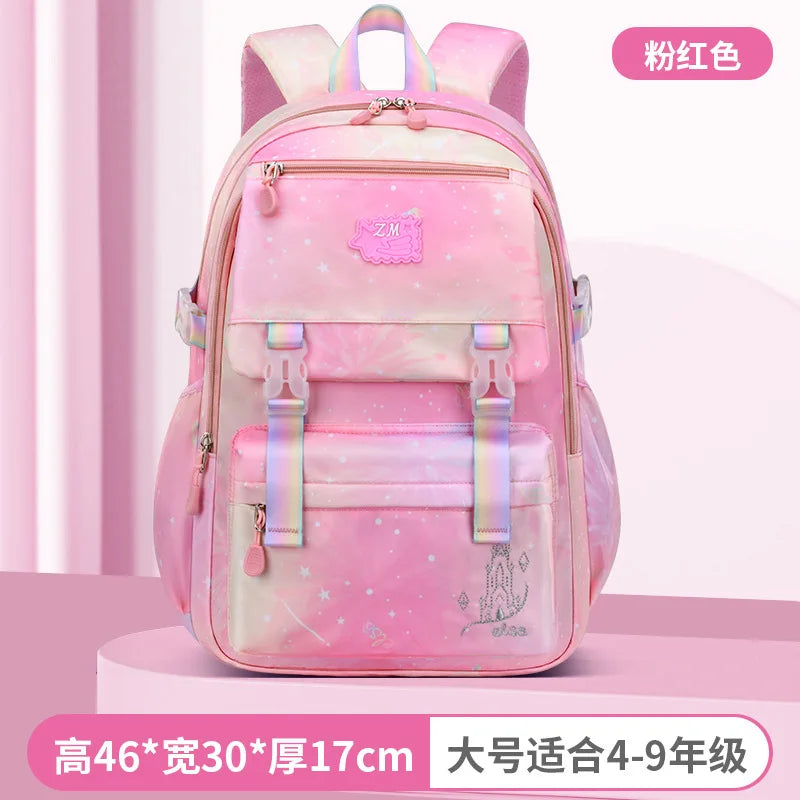 waterproof Children School Bag for Girls Primary princess school backpack Orthopedic Backpacks schoolbag kids Mochila Infantil