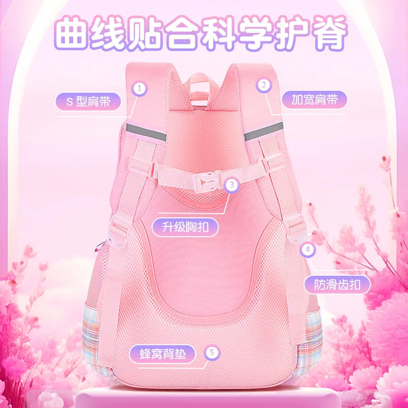 waterproof Children School Bag for Girls Primary princess school backpack Orthopedic Backpacks schoolbag kids Mochila Infantil