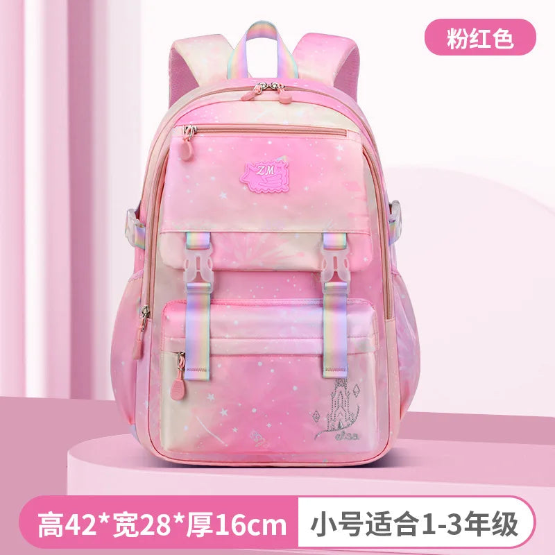 waterproof Children School Bag for Girls Primary princess school backpack Orthopedic Backpacks schoolbag kids Mochila Infantil