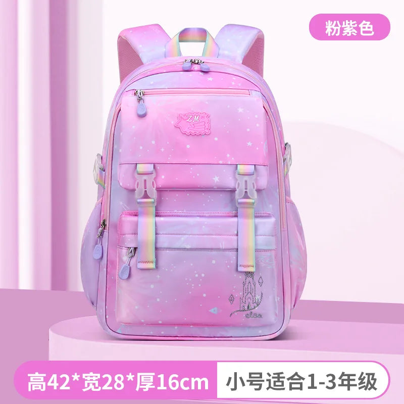 waterproof Children School Bag for Girls Primary princess school backpack Orthopedic Backpacks schoolbag kids Mochila Infantil