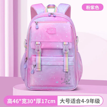 waterproof Children School Bag for Girls Primary princess school backpack Orthopedic Backpacks schoolbag kids Mochila Infantil