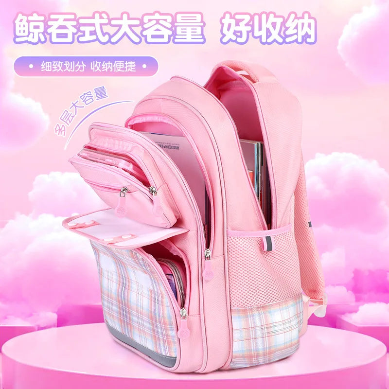 waterproof Children School Bag for Girls Primary princess school backpack Orthopedic Backpacks schoolbag kids Mochila Infantil