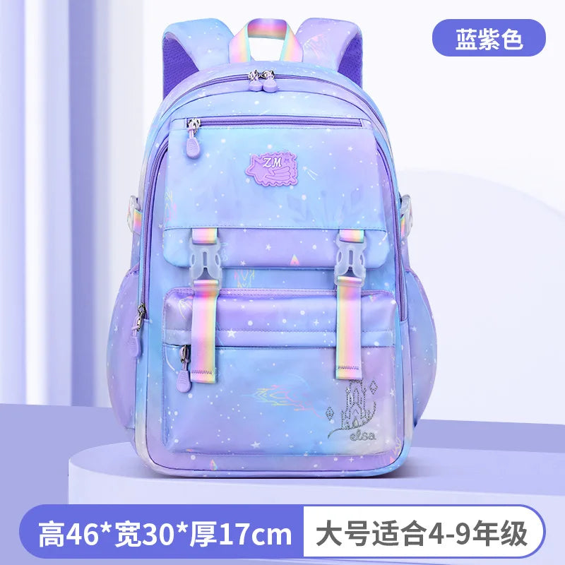 waterproof Children School Bag for Girls Primary princess school backpack Orthopedic Backpacks schoolbag kids Mochila Infantil