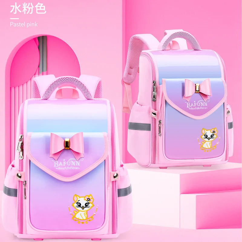 waterproof Children School Bags For Girls Orthopedic Backpack Kids Backpack schoolbag large Primary School backpack Kids mochila