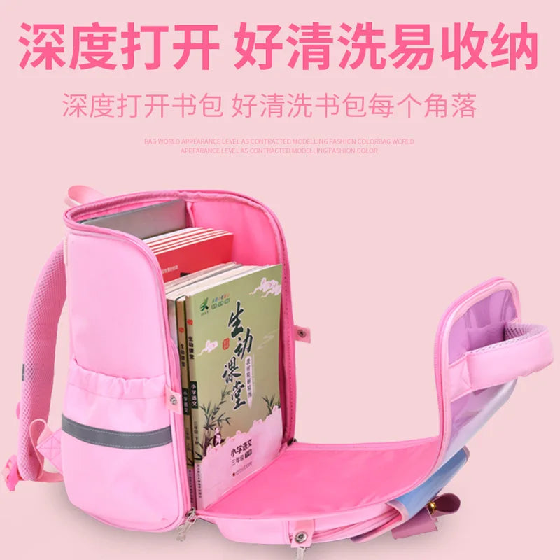 waterproof Children School Bags For Girls Orthopedic Backpack Kids Backpack schoolbag large Primary School backpack Kids mochila