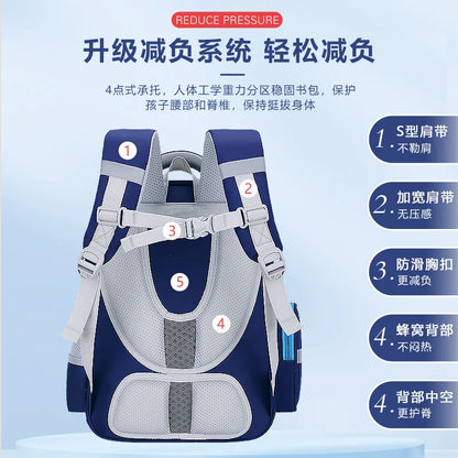 waterproof Children School Bags Girls boys Primary school backpack Orthopedic Backpack schoolbag kids book bag Mochila Infantil