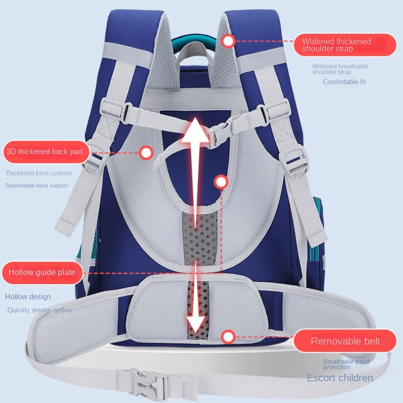 waterproof Children School Bags Girls boys Primary school backpack Orthopedic Backpack schoolbag kids book bag Mochila Infantil