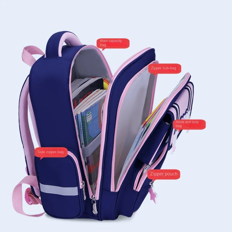 waterproof Children School Bags Girls boys Primary school backpack Orthopedic Backpack schoolbag kids book bag Mochila Infantil