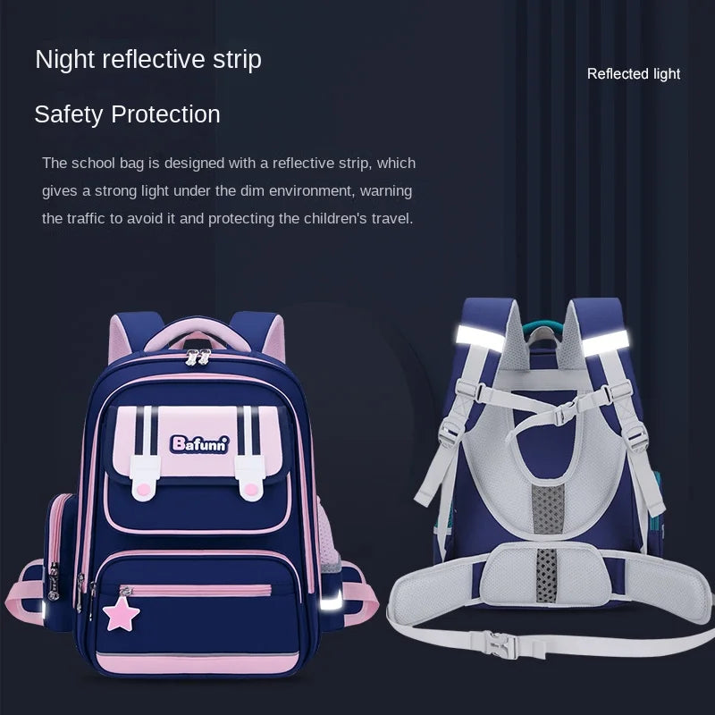 waterproof Children School Bags Girls boys Primary school backpack Orthopedic Backpack schoolbag kids book bag Mochila Infantil