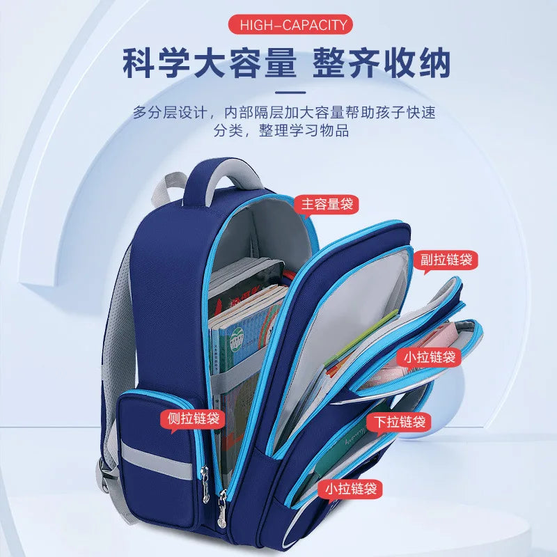 waterproof Children School Bags Girls boys Primary school backpack Orthopedic Backpack schoolbag kids book bag Mochila Infantil