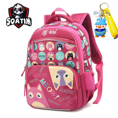 waterproof Children School Bags for Girls Primary cartoon school backpack Orthopedic Backpack schoolbag kids Mochila Infantil