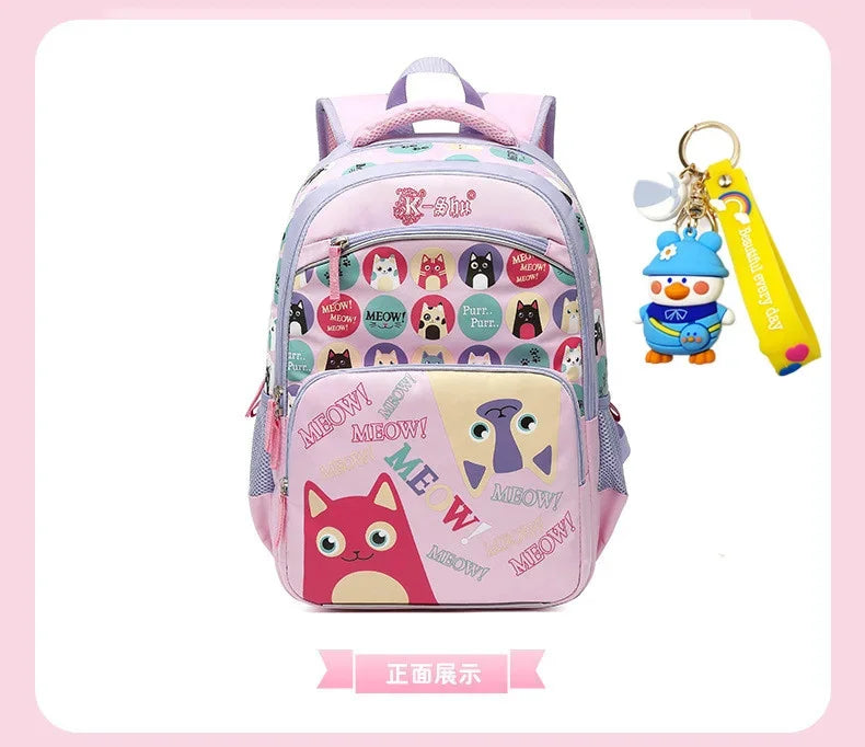 waterproof Children School Bags for Girls Primary cartoon school backpack Orthopedic Backpack schoolbag kids Mochila Infantil
