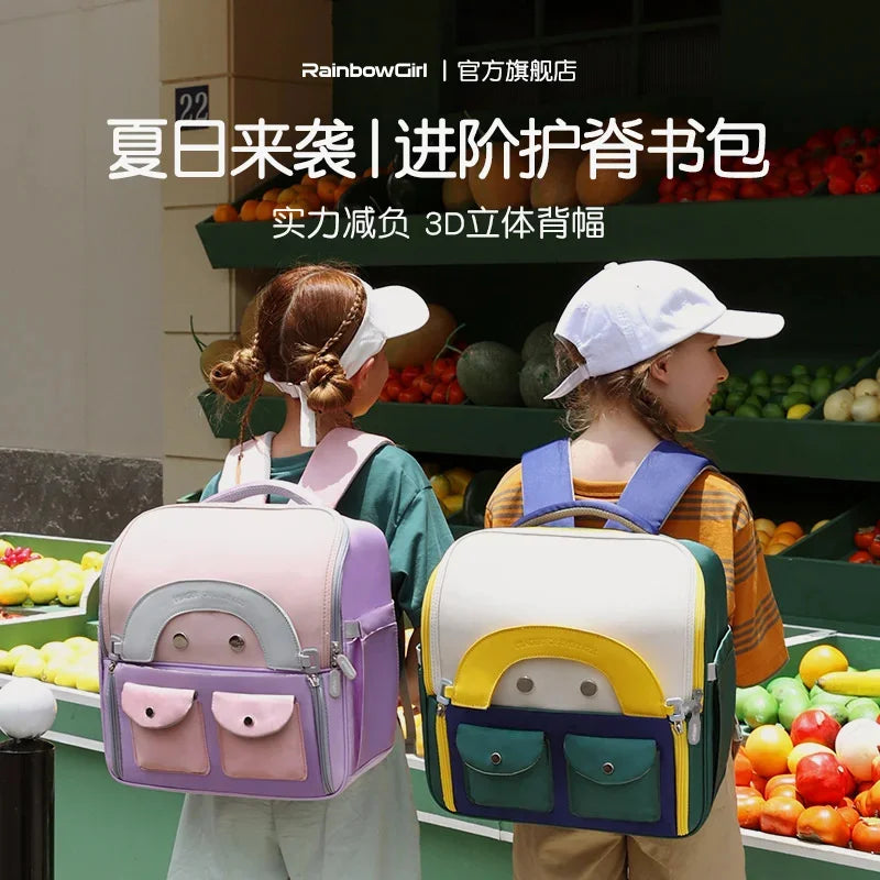 waterproof Orthopedic primary school Backpacks children School Bags boys Girls Backpack kids book bag Schoolbag mochila infantil